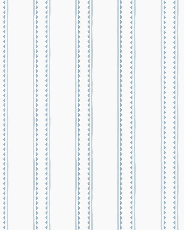 Papel Listras e Triângulos Azul