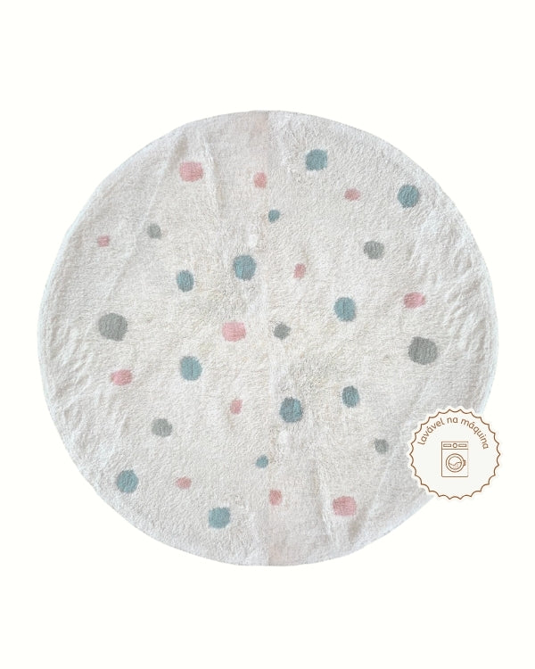 Candy Dalmatian Cotton Rug