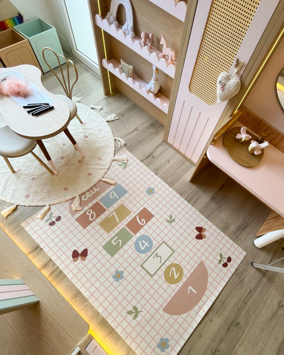 Tapete Playmat Amarelinha Jardim II