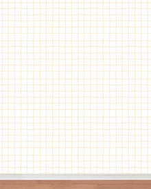 Papel de Parede Grid Mostarda