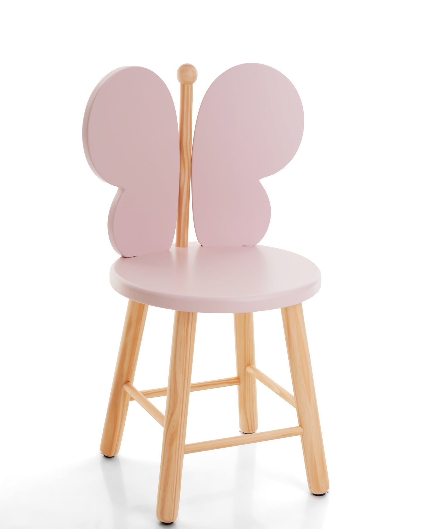 Cadeira Borboleta Rosa Claro