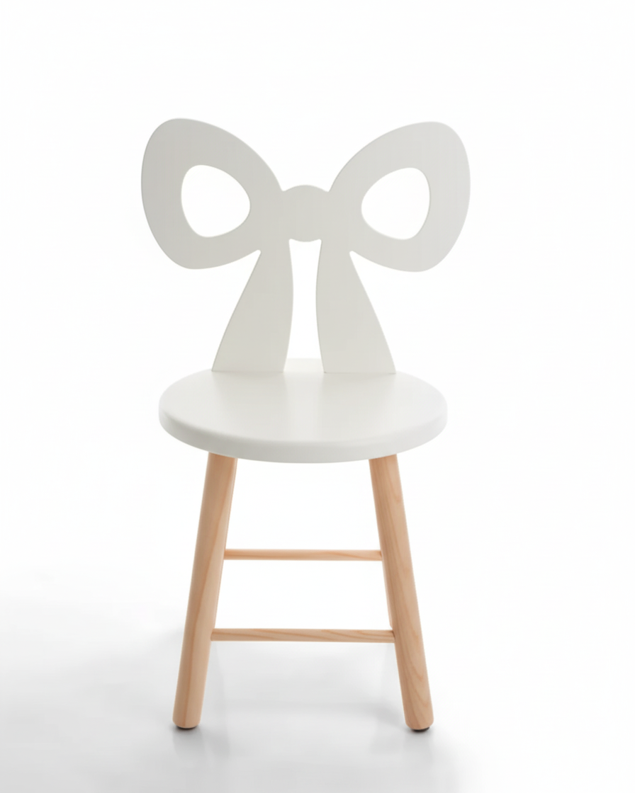 Cadeira Infantil Laço - Off White