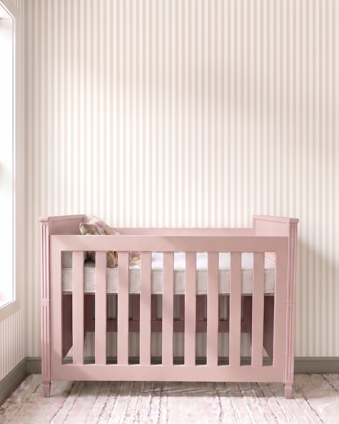 Serene Pink Crib