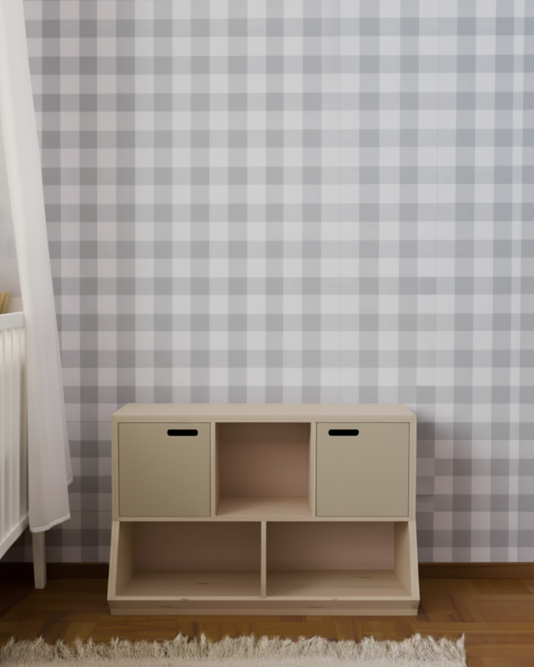 Estante Organizadora - 3 Nichos com Duas Portas - Verde