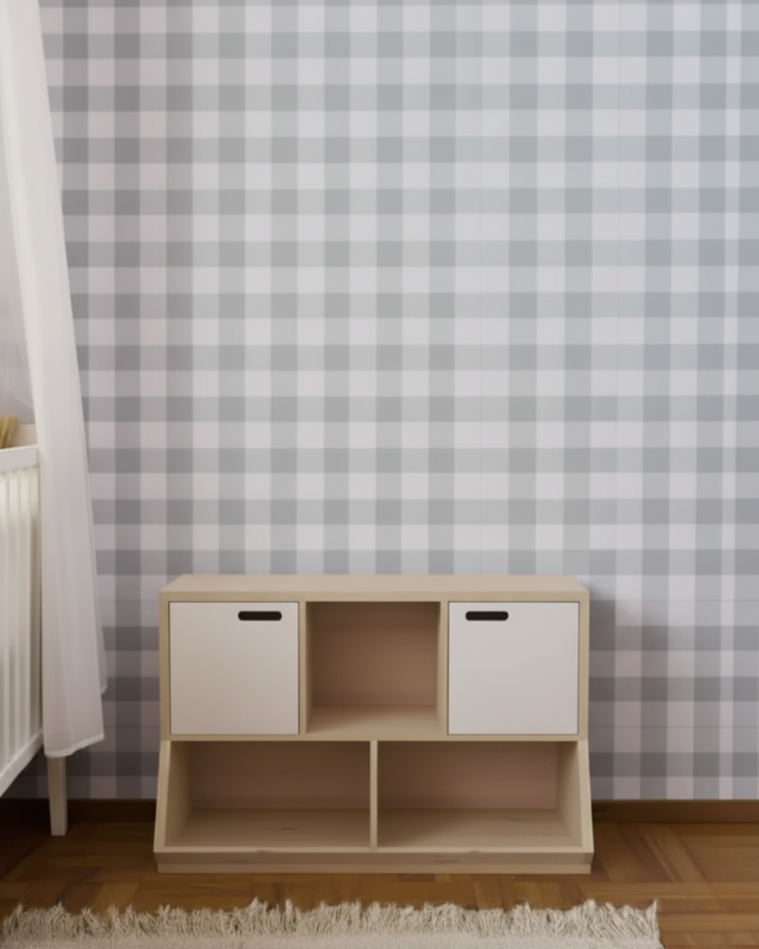 Estante Organizadora - 3 Nichos com Duas Portas - Off White