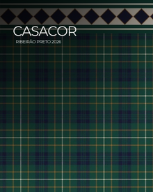 Papel de Parede Xadrez Tartan Verde.
