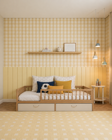 Cama Montessori Evolutiva - Saída Lateral + Gavetões Off White