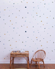 Papel Formas Azul