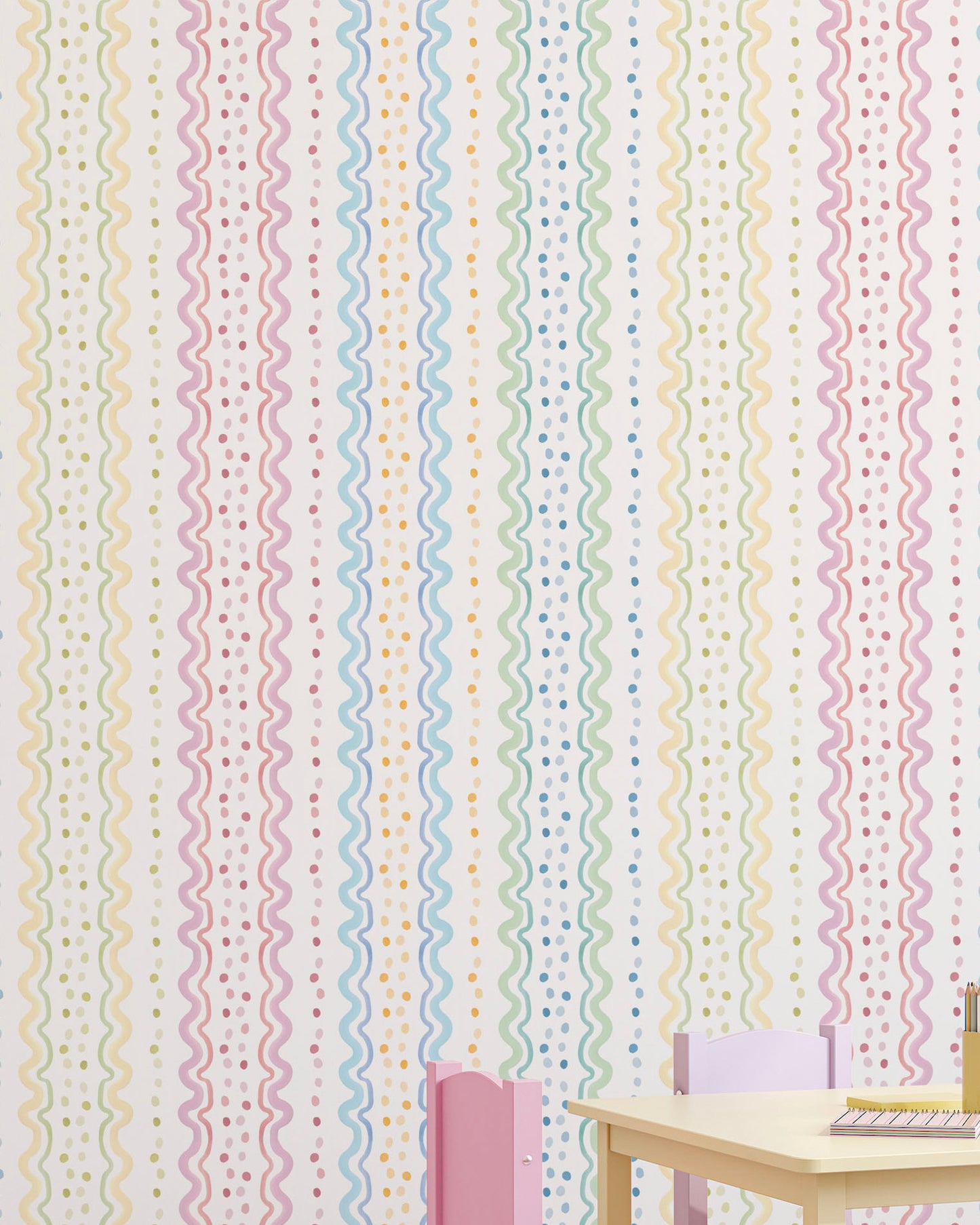 Papel de Parede Bolinhas Divertidas coloridas