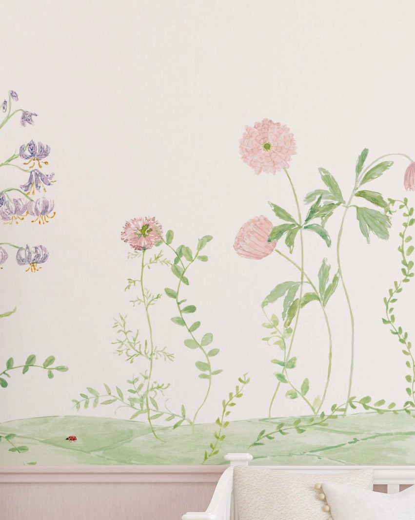 Papel de Parede Jardim Botanico Rose