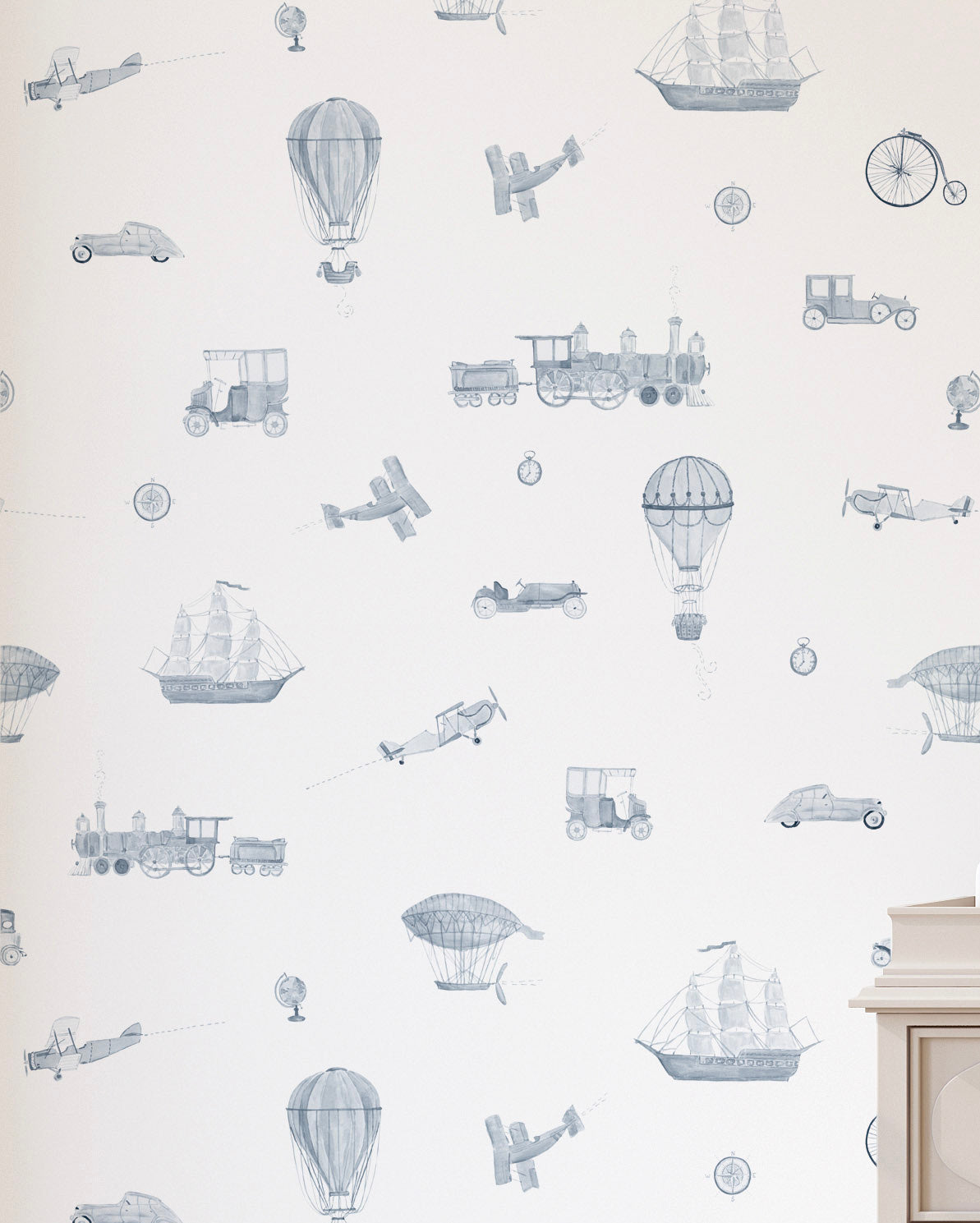 Papel de Parede Voyage Imaginare Azul