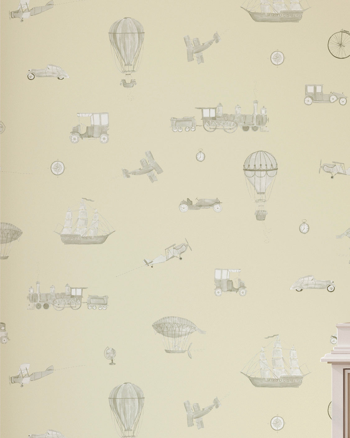 Papel de Parede Voyage Imaginare Bege