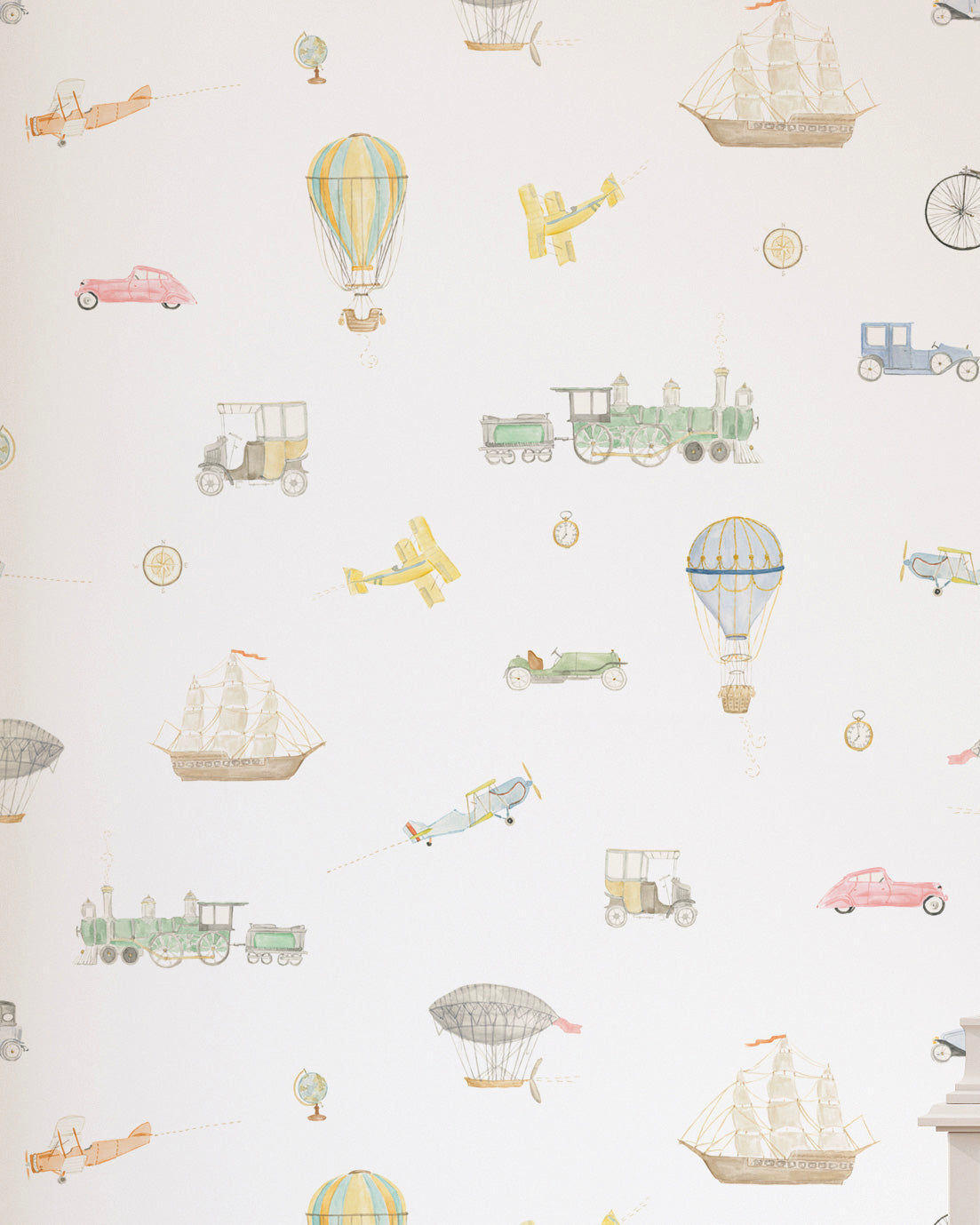 Papel de Parede Voyage Imaginare Colorido