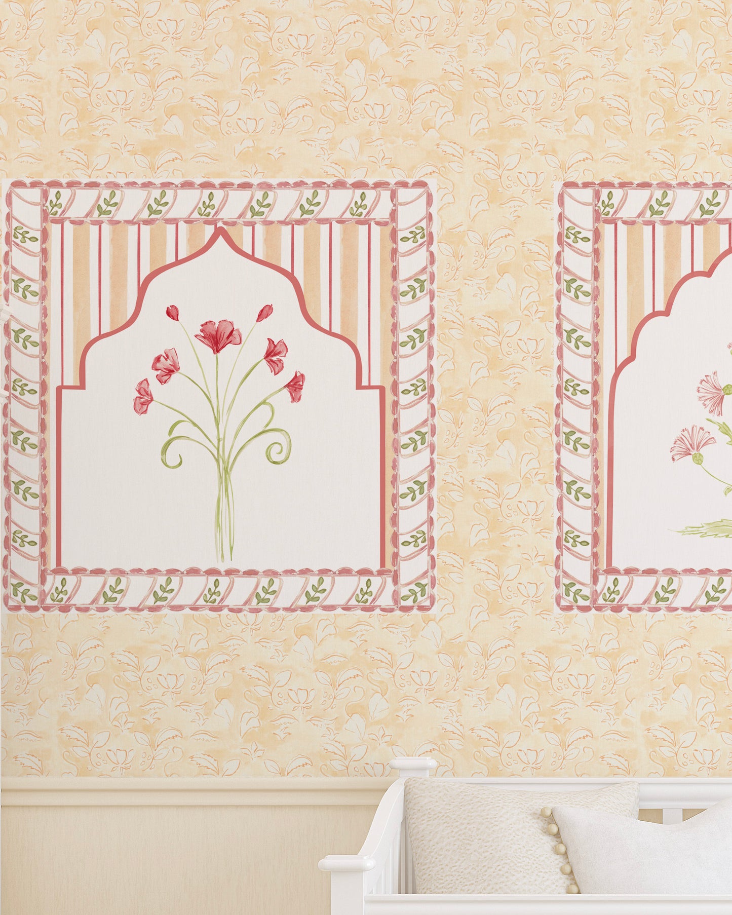 Papel de Parede Indian Flowers