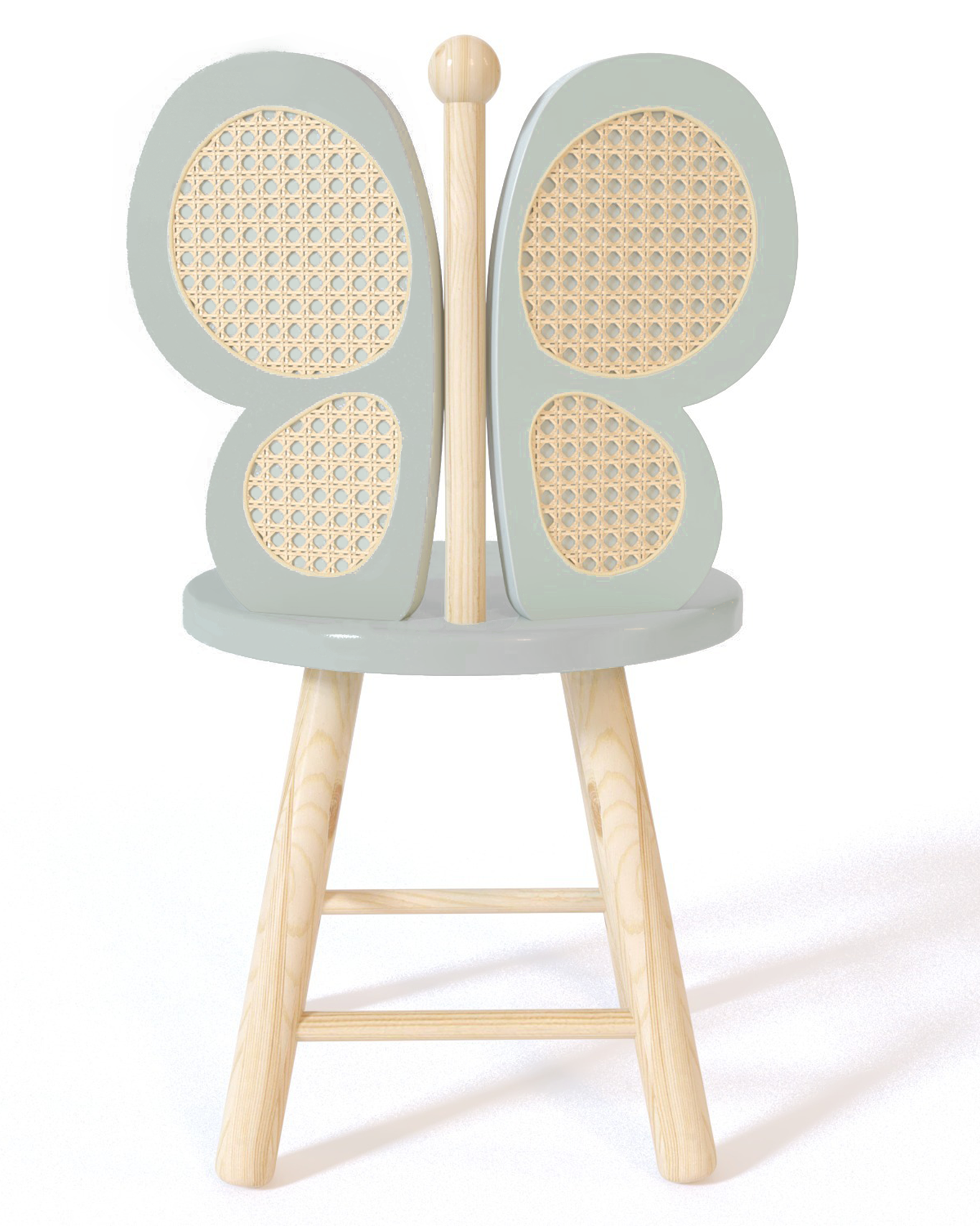 Cadeira Infantil Borboleta Verde