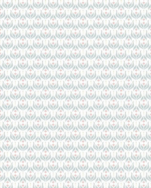 Papel Retro Mini Verde e Rosa