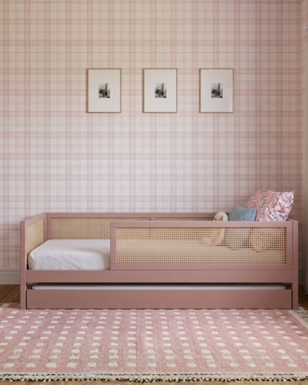 Bicama Palha · 4 em 1 · Rosa