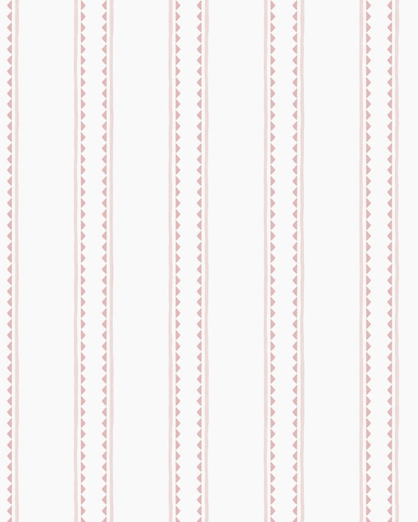 Papel Listras e Triângulos Rosa
