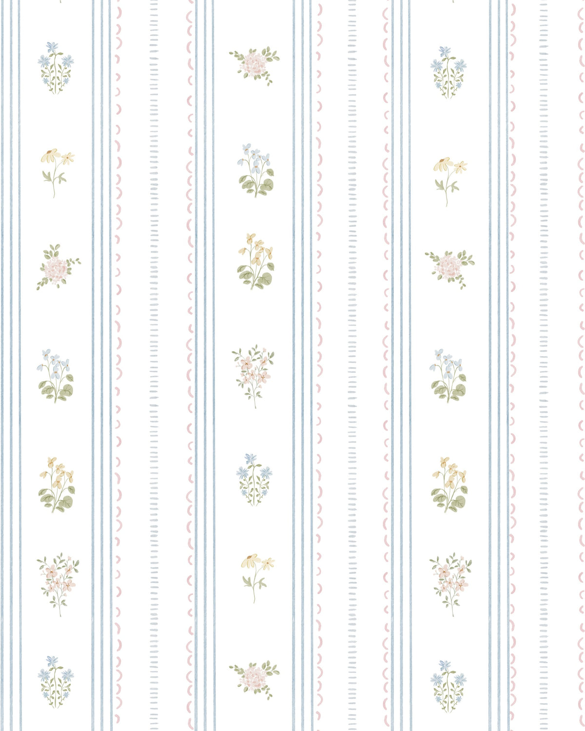 Papel de Parede English Azul