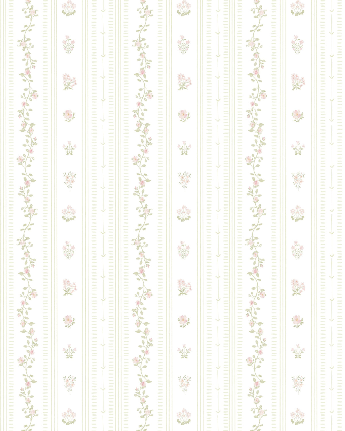 Papel de Parede English com Faixas Bege