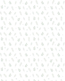 Papel Porcelana Folhinhas Delicado Verde
