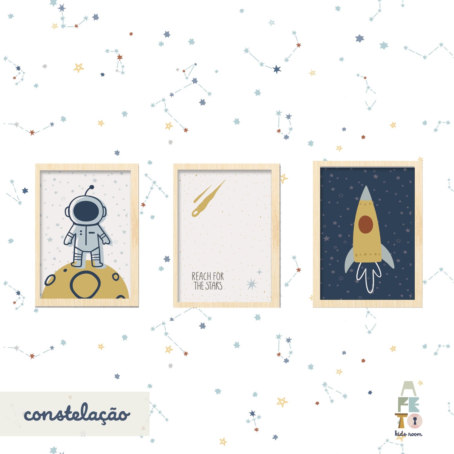 Kit Quadros Constelação