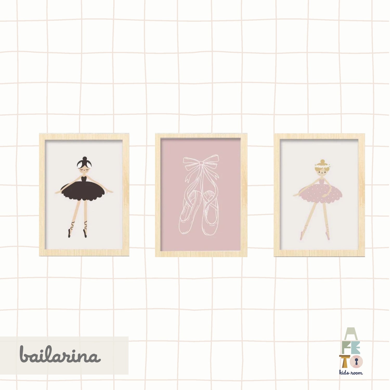 Kit Quadros Bailarina