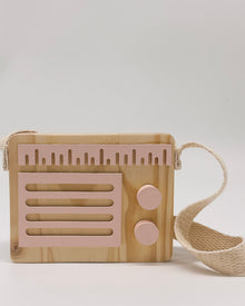 Radio de Madeira Rosa