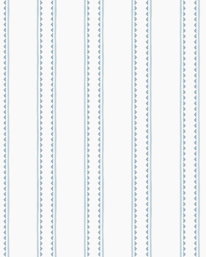 Papel Listras e Triângulos Azul