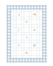 Tapete Playmat Vichy Azul