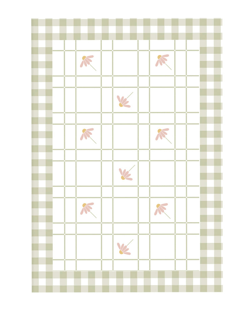 Tapete Playmat Vichy Verde 90 x 120