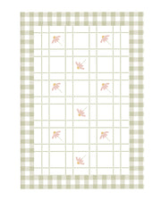 Tapete Playmat Vichy Verde