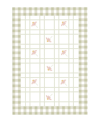 Tapete Playmat Vichy Verde