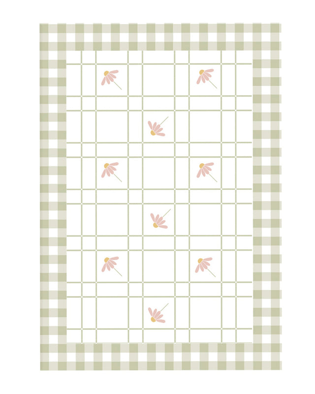 Tapete Playmat Vichy Verde 90 x 120