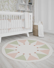 Tapete Playmat Circus Verde e Rosa