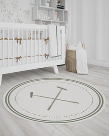 Tapete Playmat Redondo Polo 90 x 90