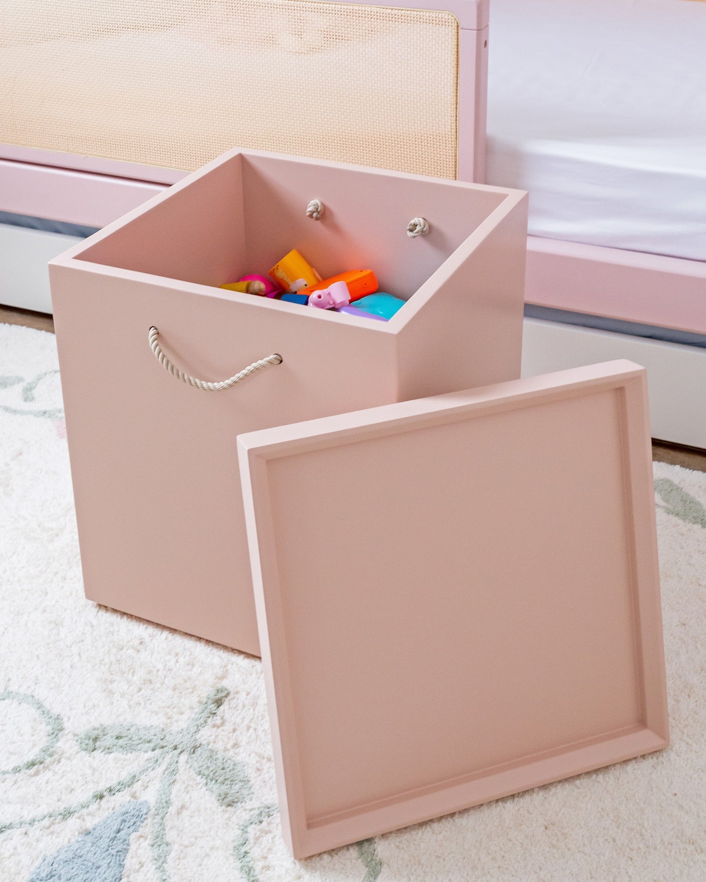 Baú Mesinha Lateral (2 em 1)