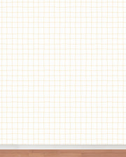 Papel de Parede Grid Mostarda