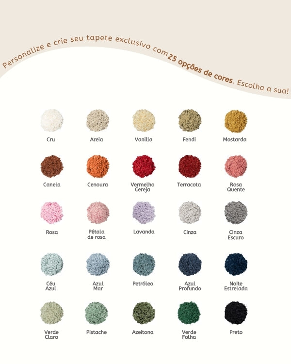 Tapete Lavável de Algodão Bolinhas Boho com Franja - 120 x 160