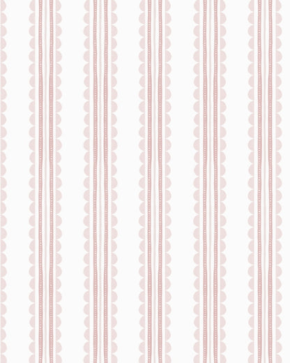Papel Listras Ondinhas Rosa