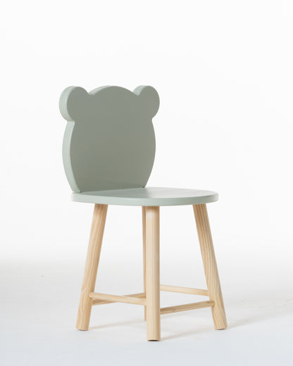 Cadeira Infantil Urso  Verde - Coleção 1 (70% OFF)