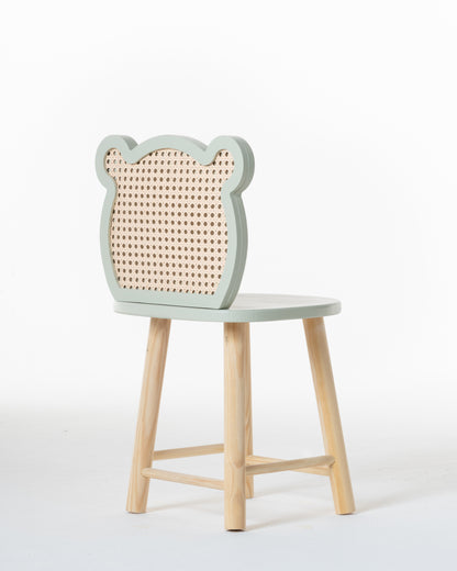 Cadeira Infantil Urso  Verde - Coleção 1 (70% OFF)
