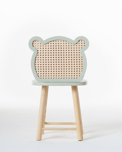 Cadeira Infantil Urso  Verde - Coleção 1 (70% OFF)