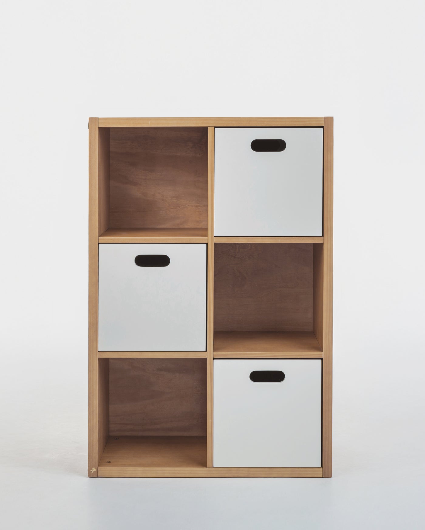 Estante Organizadora Infantil Com Caixas Off white