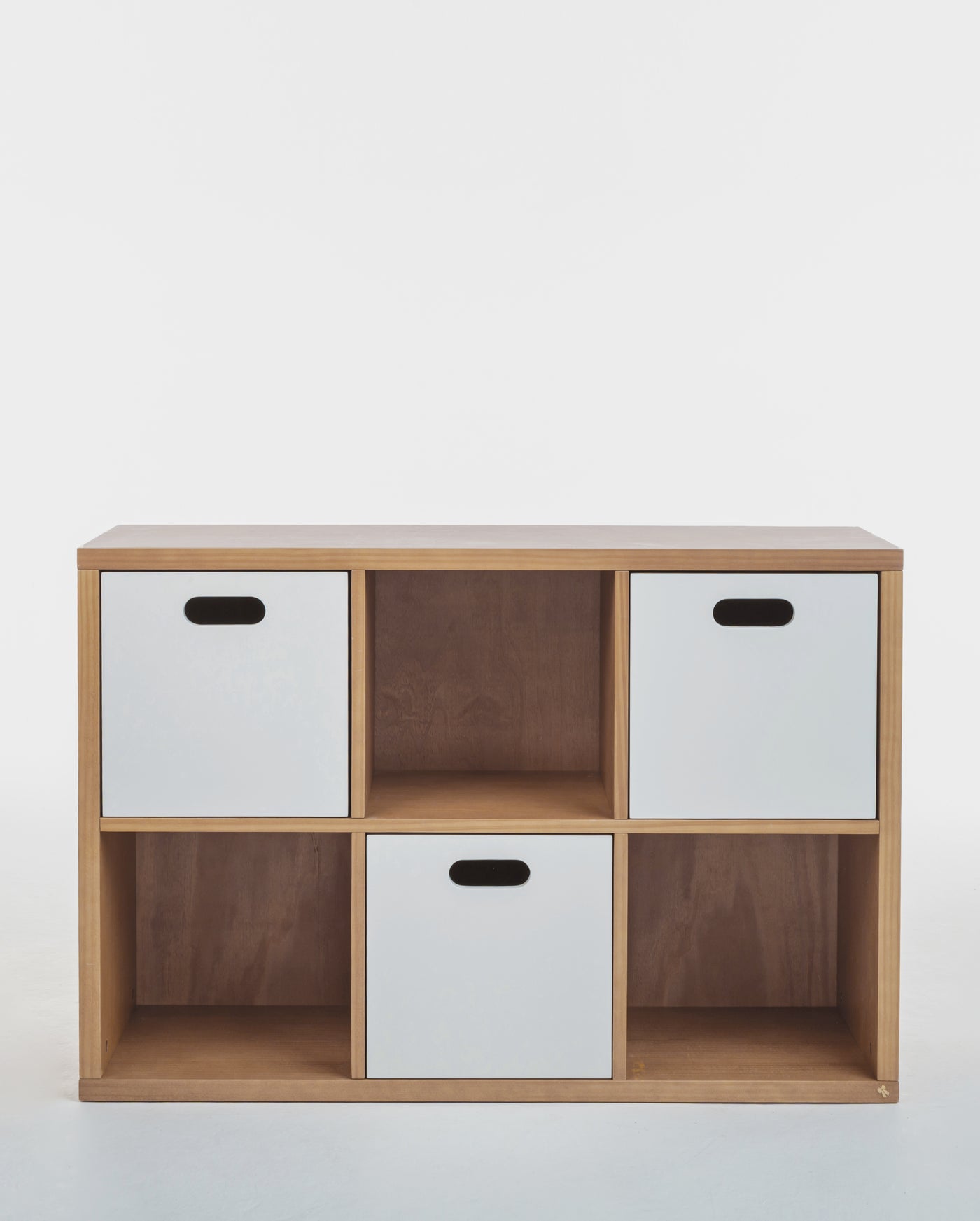 Estante Organizadora Infantil Com Caixas Off white