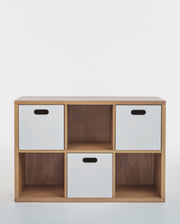 Estante Organizadora Infantil Com Caixas Off white