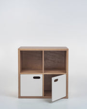 Estante Organizadora Infantil com Portas - Off white