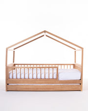 House Bed - Side Exit + Trundle Bed