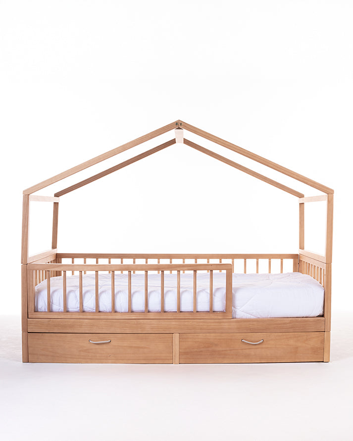 Cama Casinha Saída Lateral com Baús