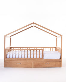 Cama Casinha Saída Lateral com Baús